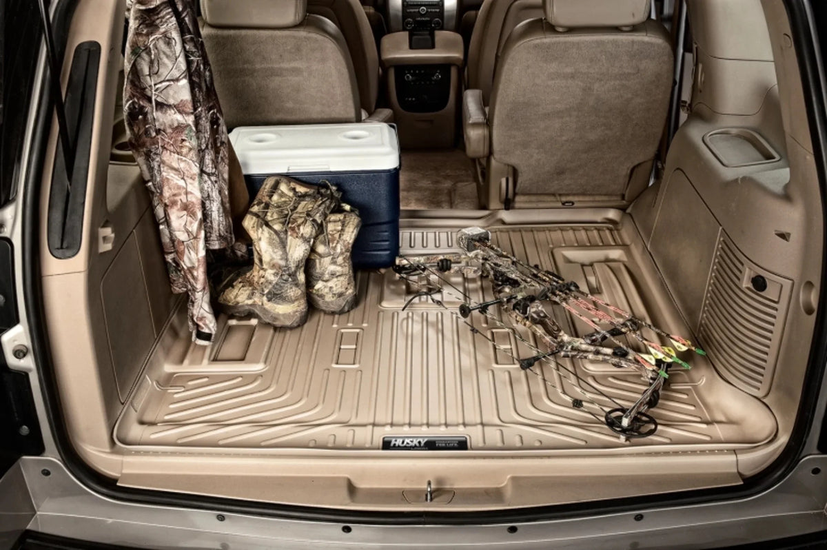 Husky by RealTruck Weatherbeater Series Cargo Liner Black Compatible with 10-22 Toyota 4Runner; Sliding Rear Cargo Deck