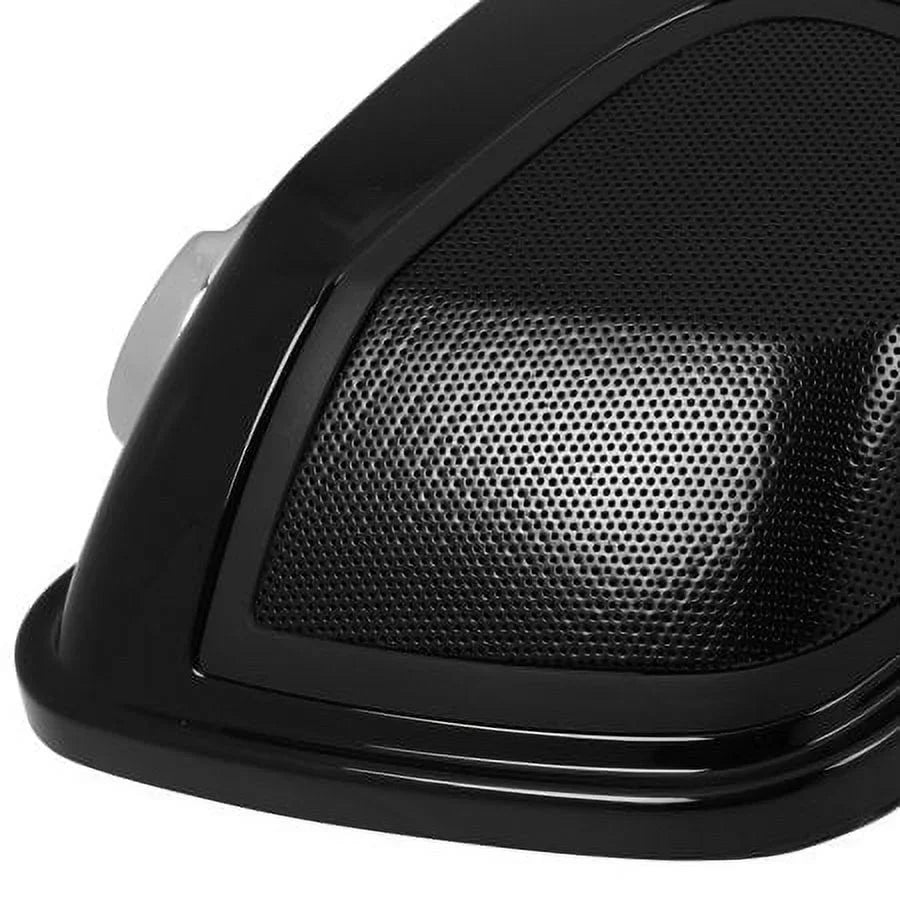 Kojem 5"  Hard Saddlebags w/Speaker Grills for Harley Touring Glide 14 15 16 17 18 19 20 21 22 23 with Audio Cover