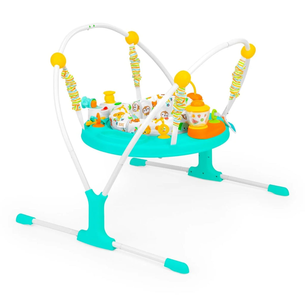 Cooking Role Play Jumper with 360° Seat, Lights, Music and Food Toys