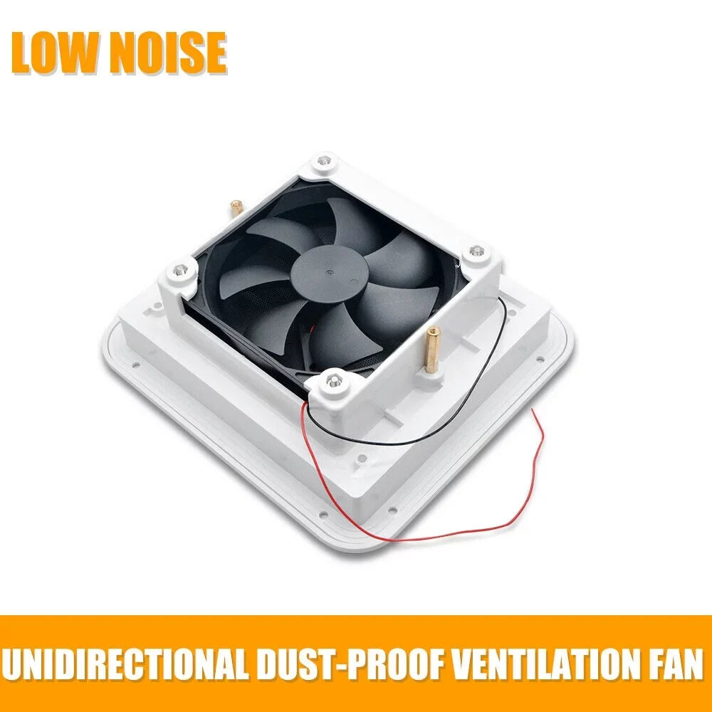 Caravan Roof Vent Cover, Opens For Easy Cleaning, Aerodynamic Design, Easily Mounts to  With Included Hardware - (White)
