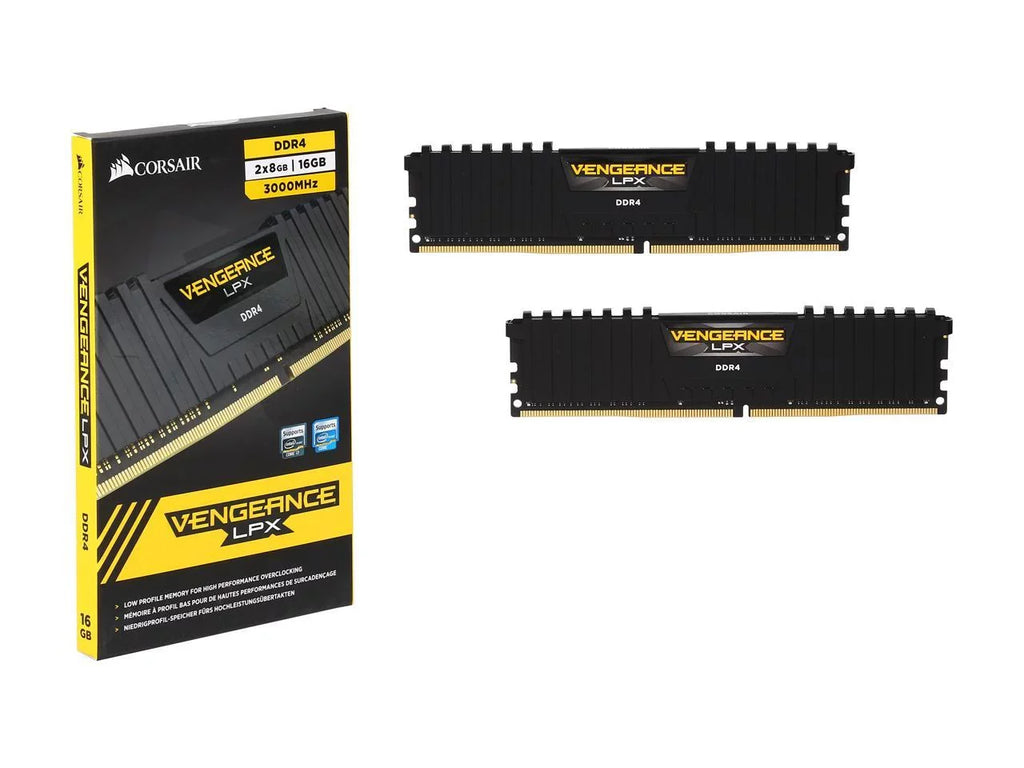 Vengeance  16GB (2 x 8GB) 288-Pin   DDR4 3000 (PC4 24000) Memory Kit Model CMK16GX4M2B3000C15
