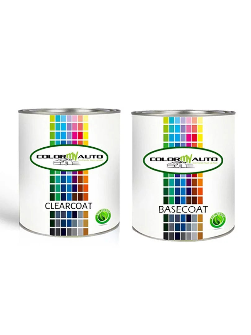 for Audi  2009-10 Aventure Blue Pearl 7Y Quart Base Coat & Quart Clear Coat