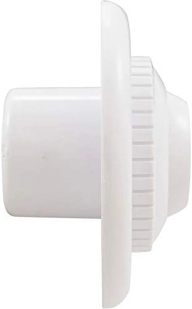 SP1422E White 1-Inch Opening Large Hydrostream Extended Directional Flow Inlet Fitting With 1-1/2-Inch  Thread