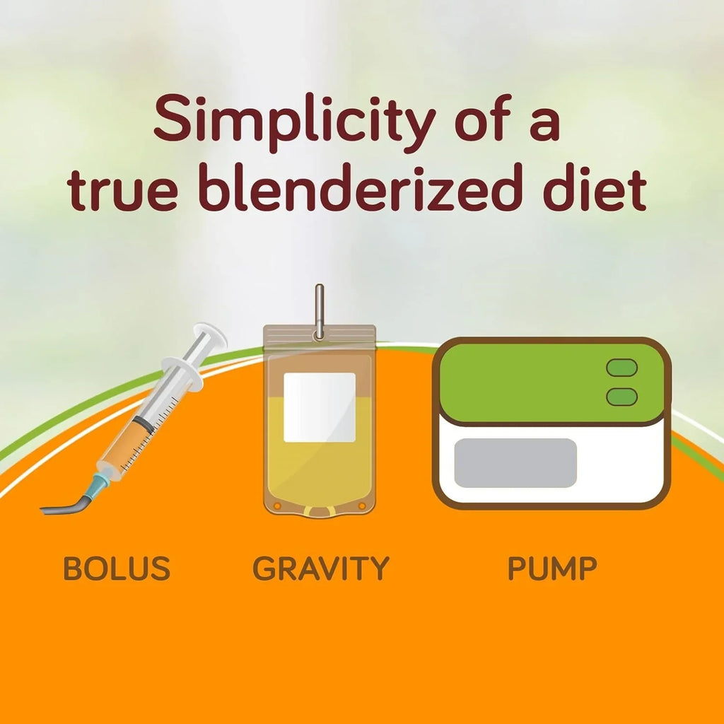 Real Food Blends - Quinoa, Kale & Hemp - Meals for Tube Fed People - 9.4 Oz Pouch (Pack of 12)