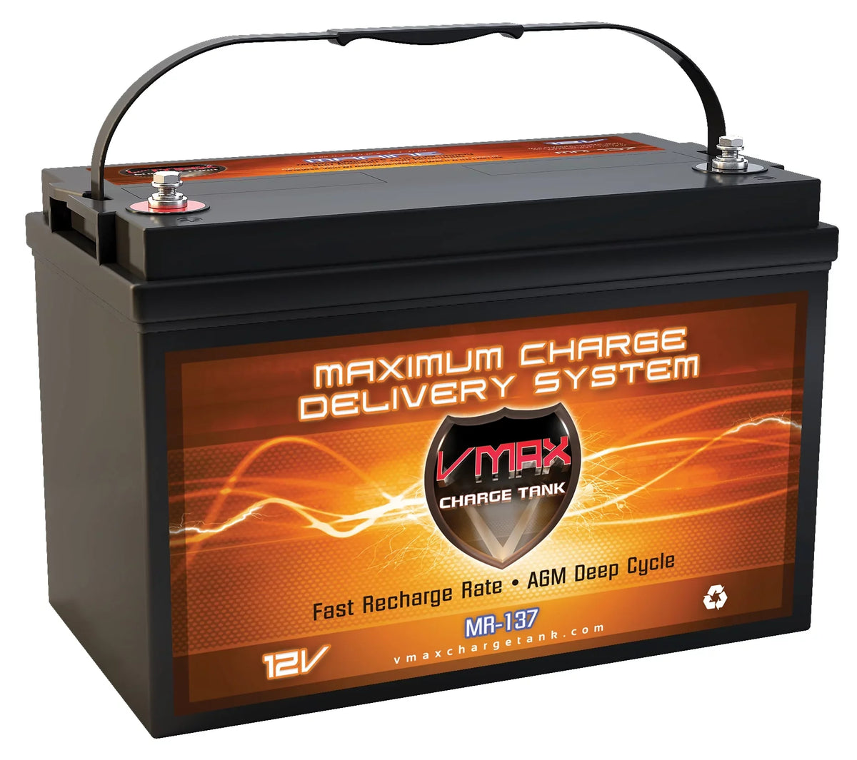 MR137-120 12V 120Ah  Deep Cycle Marine Battery for MotorGuide R3-45SW Hand Cont. Transom Mount Digital 09MT 12V 45lb Trolling Motor