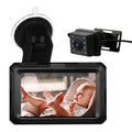 ammoon Invigilator Baby Car Mirror, Night Vision Monitor with 4.3'' Screen Wide View Angle, Resolution