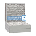 20x20x4, Purolator Hi-E 40 Extended Surface Pleated Air Filter, Mechanical  8, (3 Pack)