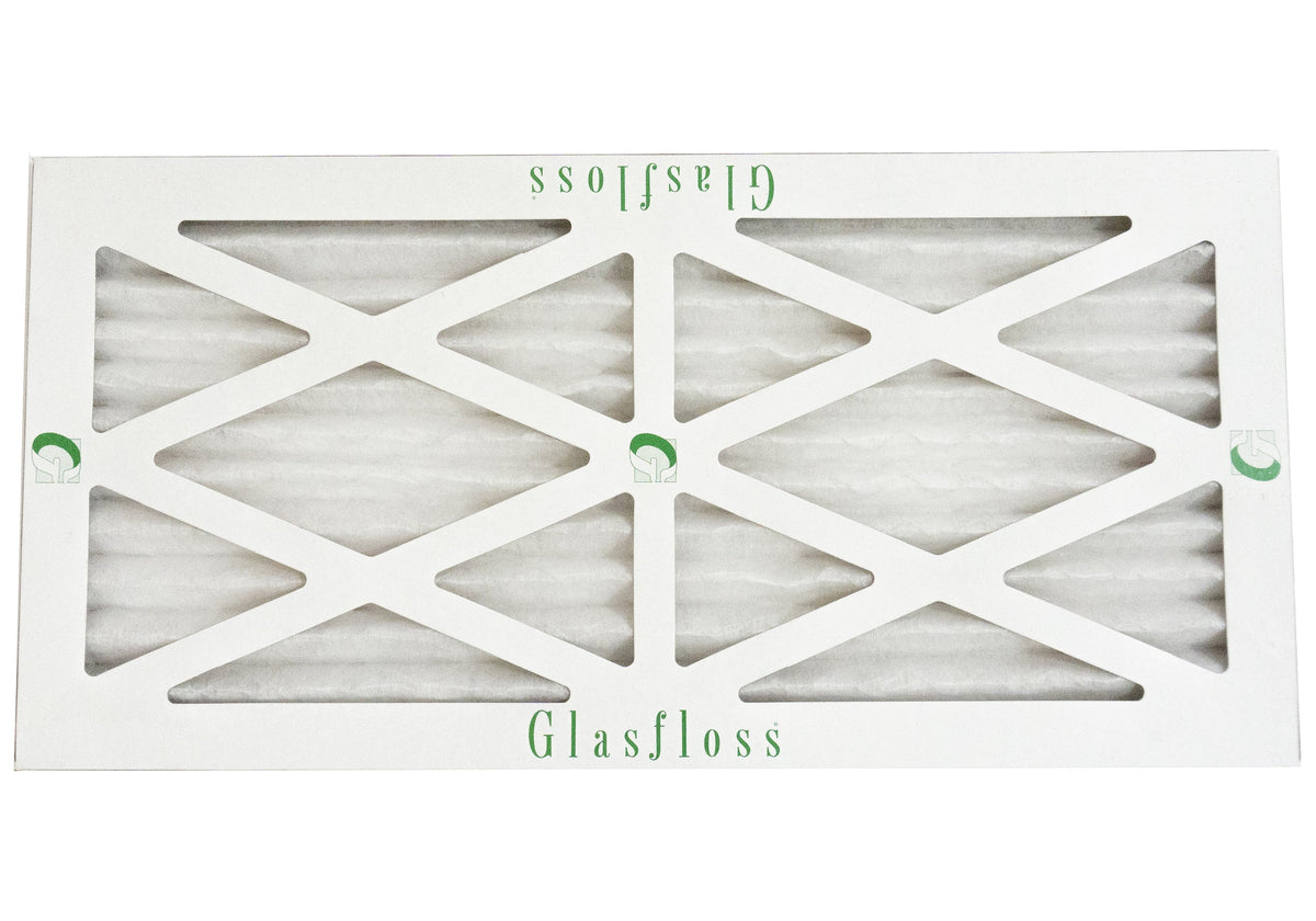 Glasfloss 6x24x1 -  10 -Qty:12 - Furnace Air Filter - Made in  (Actual Size: 5.5 x 23.5x7/8 inch)