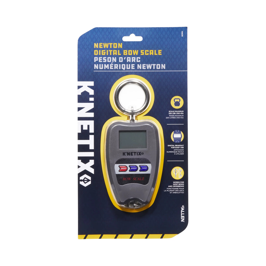 K’netix Newton Digital Bow Scale, 220 lbs.,  Plastic, 15836, Gray