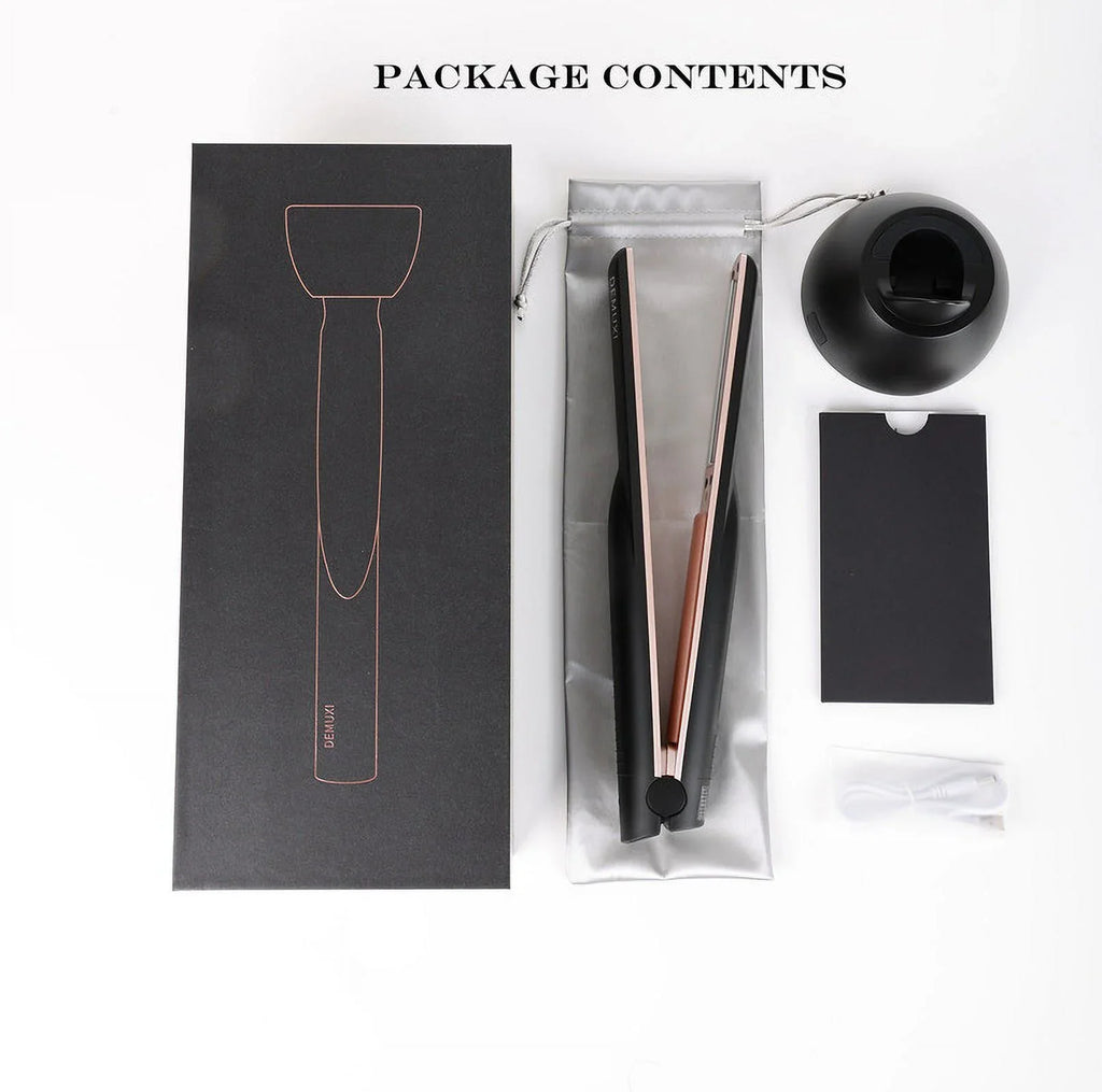 Ultrasonic Hair Care Iron, Professional Cold Iron Straightner, Recovers the Damaged Hair,  Wireless Portable