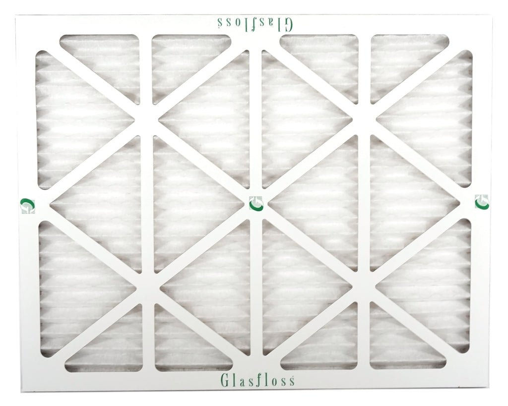 Glasfloss 20x23x1 -  10 -Qty:12 - Furnace Air Filter - Made in  (Actual Size: 19.5 x 22.5x7/8 inch)