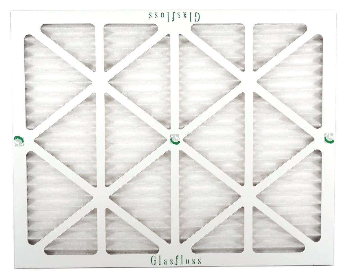Glasfloss 20x23x1 -  10 -Qty:12 - Furnace Air Filter - Made in  (Actual Size: 19.5 x 22.5x7/8 inch)