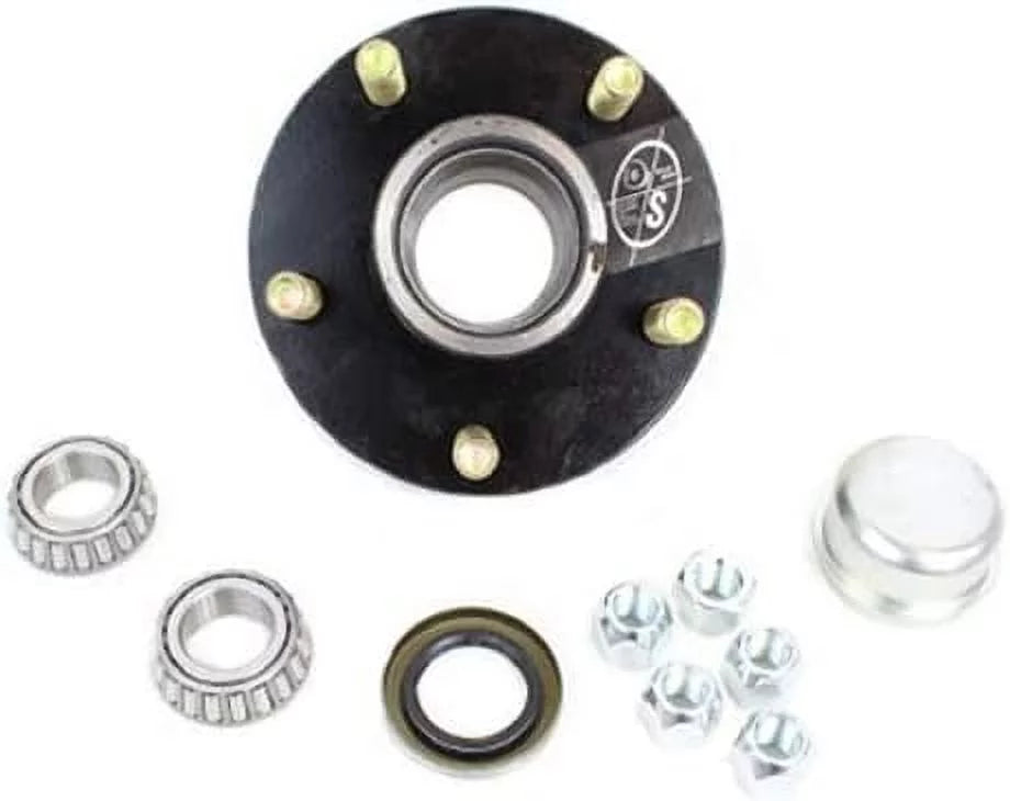 5-Hole, 4.5" Bolt Circle Idler Hub for 2,000 lb. Trailer Axles (BT8 Spindle) 1" Spindle