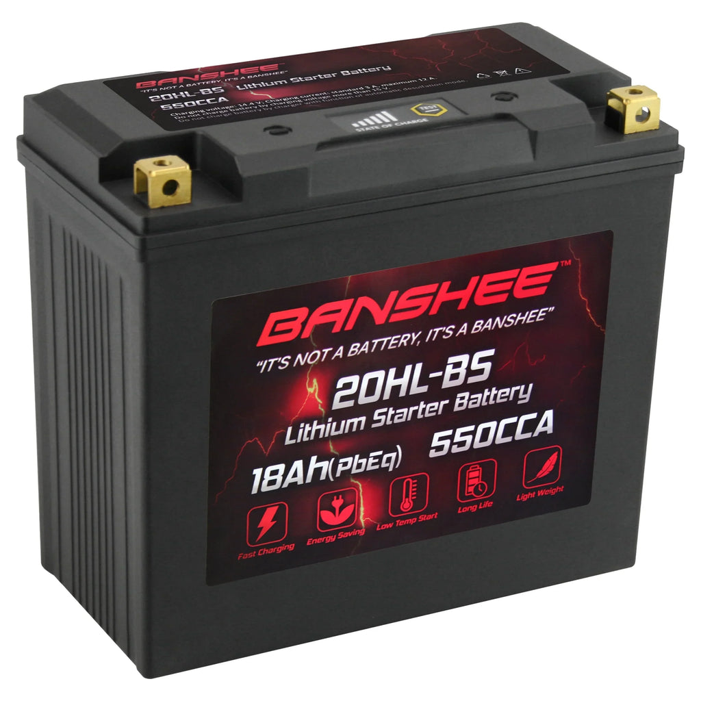 Banshee 20L- LiFePO4 Motorsports Battery Compatible with Yamaha XA800A WaveRunner XLT800 2002 to 2004