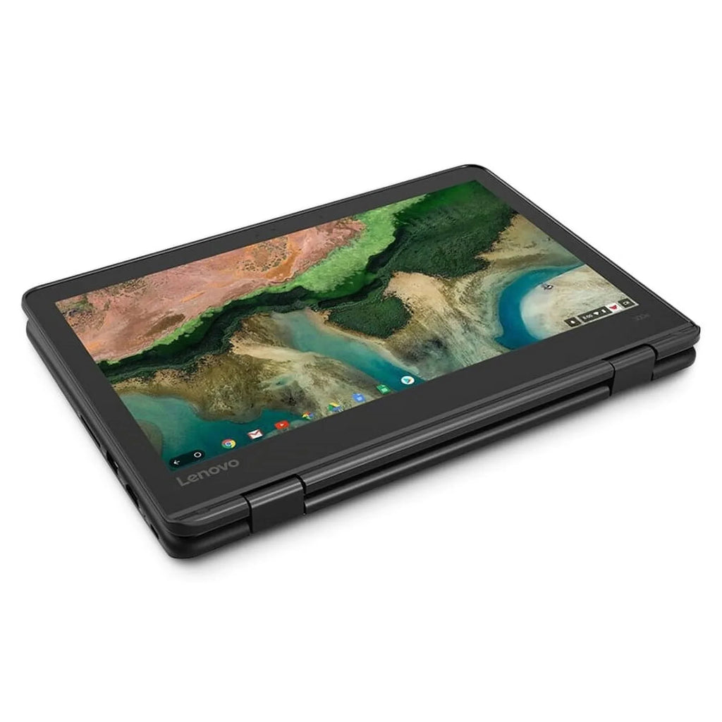 Pre-Owned Lenovo 11.6" 300e Chromebook Touchscreen  2 in 1- MediaTek M8173C Quad-core 2.1GHz 4GB LPDDR3 32GB Flash Memory Chrome  Model 81H00000US (Refurbished: Good)