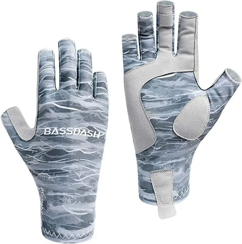 Sun Protection Fingerless Hunting Fishing Gloves  50+ Men���s Women���s  Gloves for Kayaking Paddling Hiking Cycling Driving Shooting Training