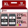 275XL 276XL Ink Cartridge Replacement for Canon -275 -276 275 276 Combo  Compatible with Canon  TS3520 TS3522 TS3500 TR4720 TR4722 TR4700 Printer(1 Black, 1 Color)