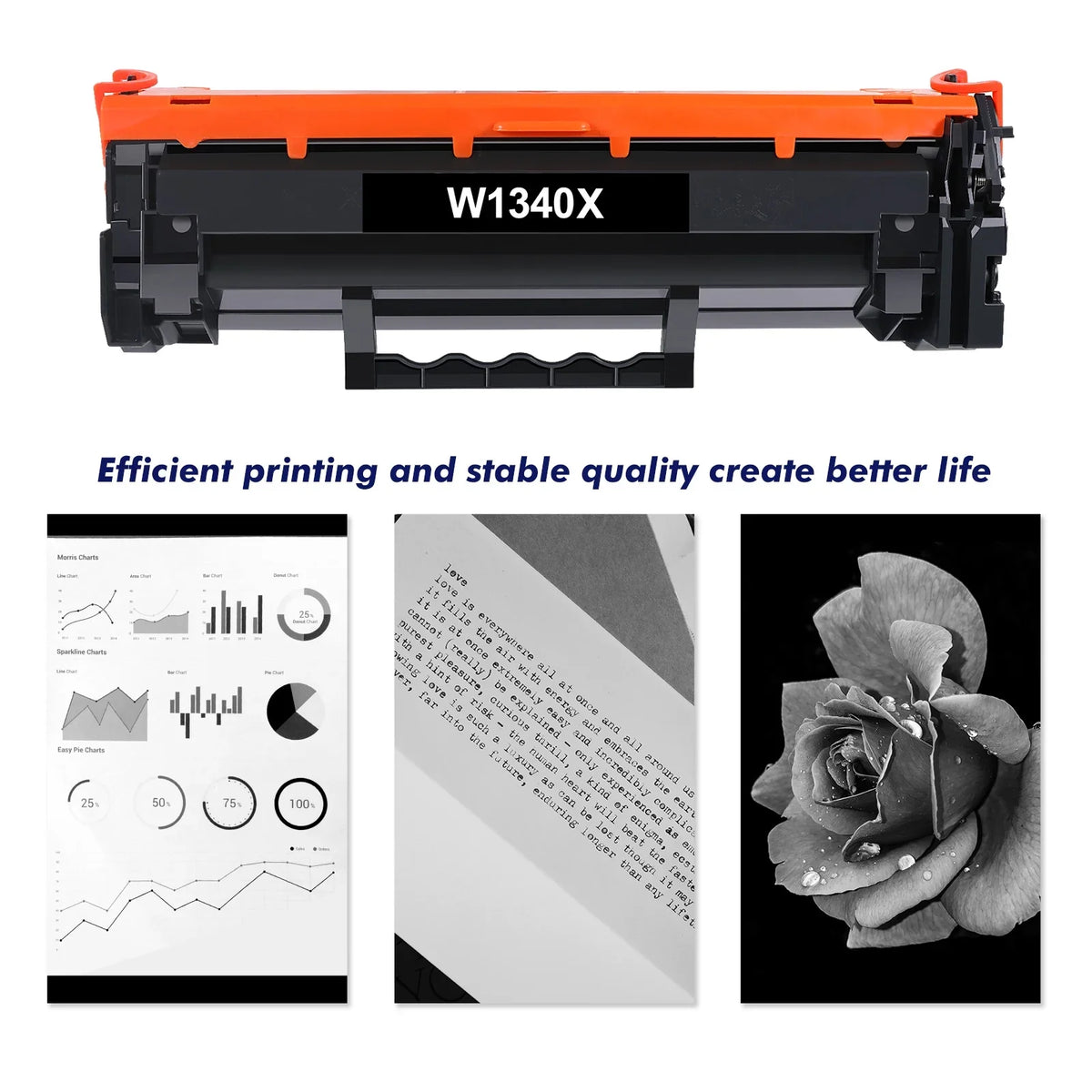 134X 134A Toner Cartridge Compatible for  W1340X W1340A LaserJet M209dw  M234dw M234sdn M234sdw Printer Ink High Yield (Black, 2-Pack)