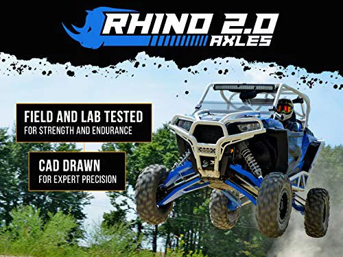 SuperATV Heavy Duty Rhino 2.0   Axle for 2020+ Kawasaki Teryx  1000|1 Front Left Axle|Stronger Than Stock|-4-88--0-
