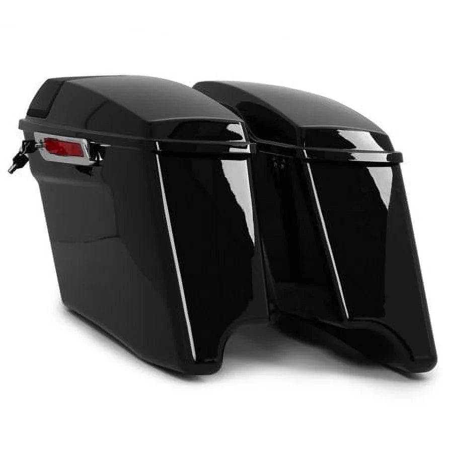 Kojem 5"  Hard Saddlebags w/Speaker Grills for Harley Touring Glide 14 15 16 17 18 19 20 21 22 23 with Audio Cover