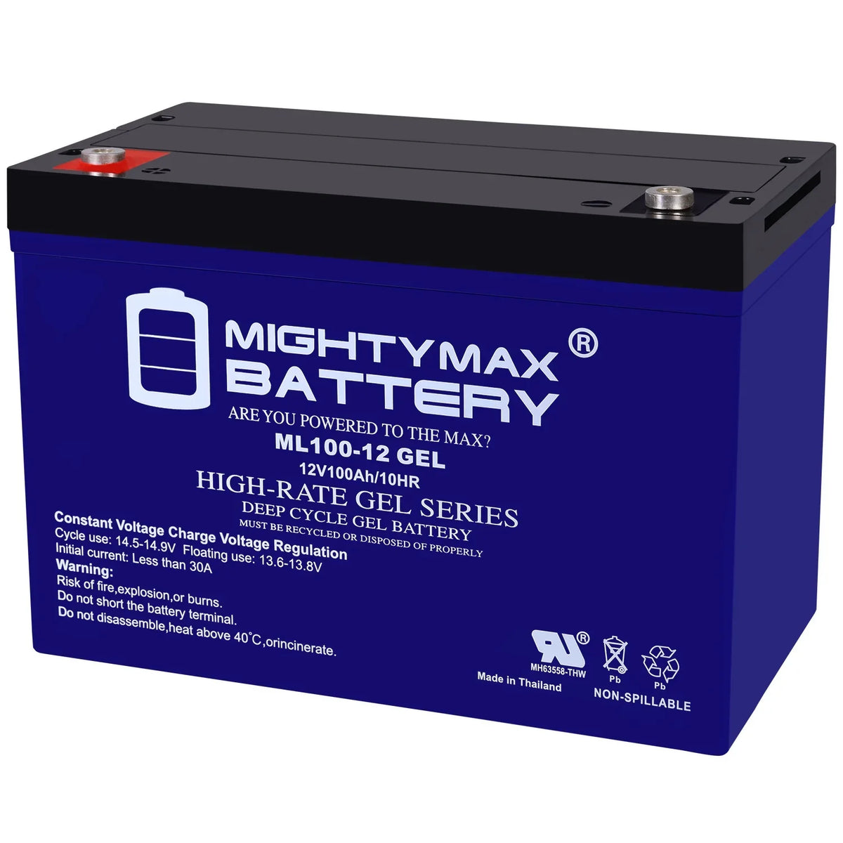 12V 100AH  Battery Replacement for Kota Trolling Motor PowerCenter