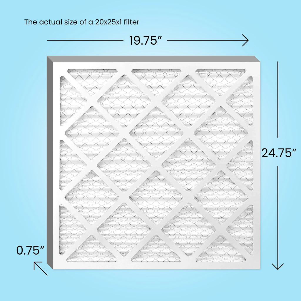 Simply Filters, 20x25x1 Air Filter,  11,  1000,  Furnace Air Filter, 4-Pack