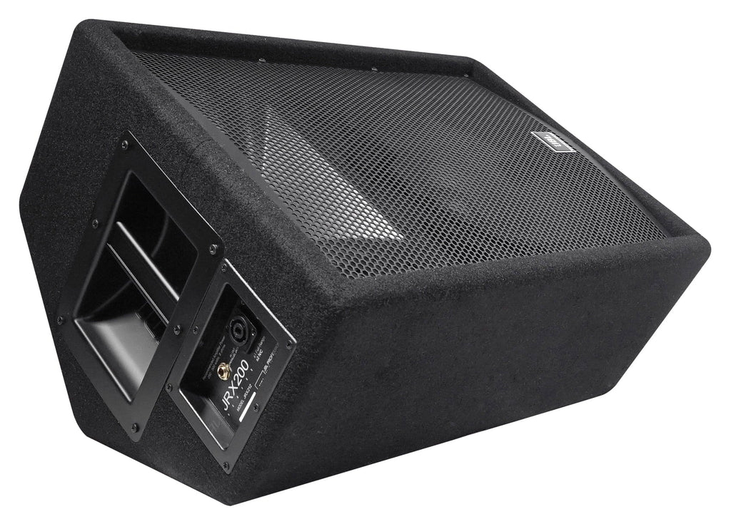 JRX212 1,000 Watt 12" 2-Way  P/A Speaker Floor Wedge Monitor + Hand Truck