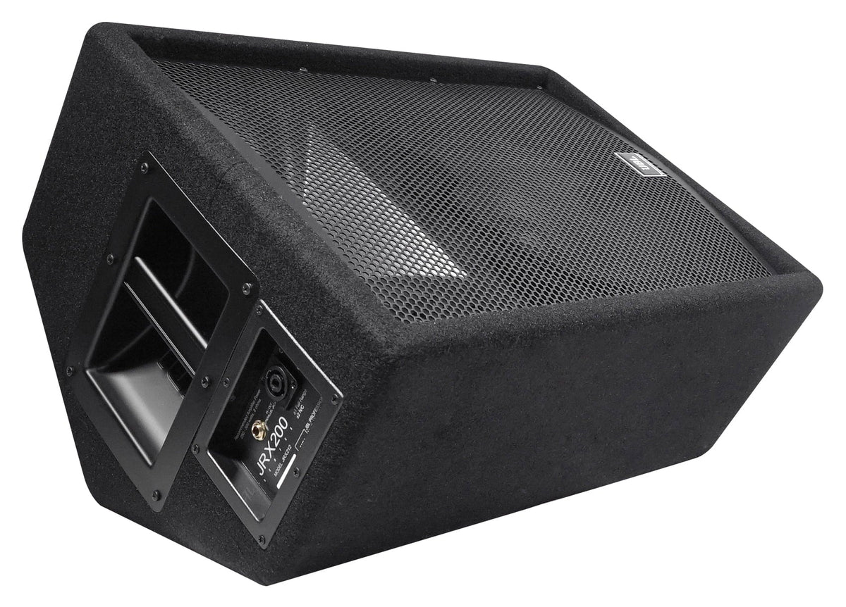 JRX212 1,000 Watt 12" 2-Way  P/A Speaker Floor Wedge Monitor + Hand Truck