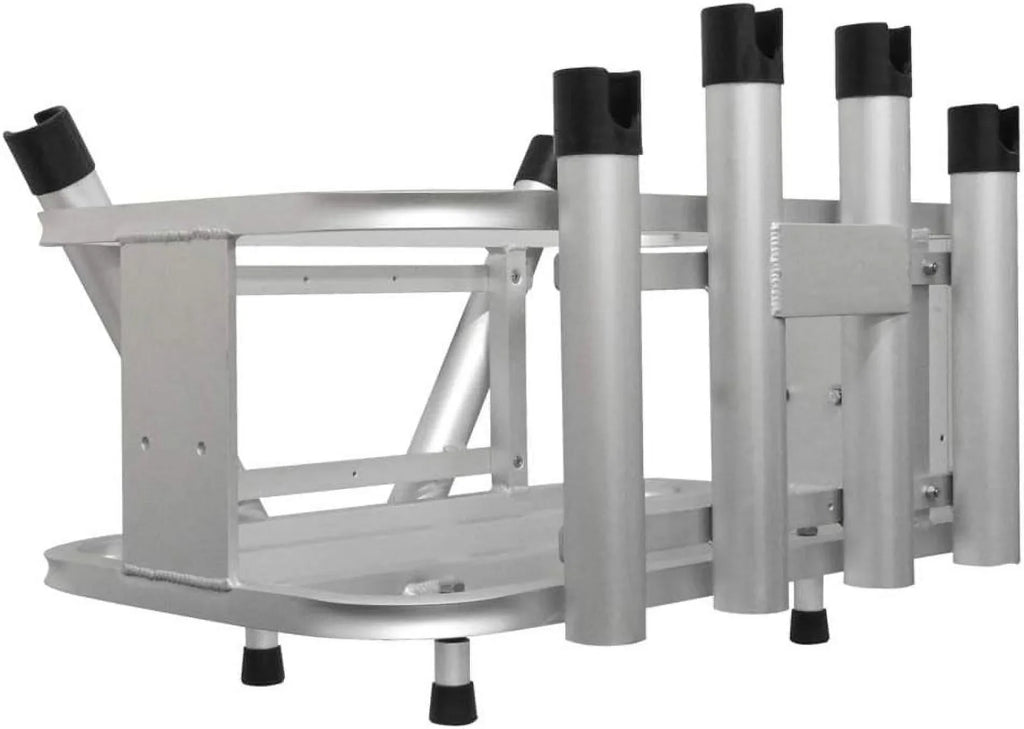 Aluminum Jet Ski  Fishing Rod Rack And Cooler Combo - Compatible With Rotopax Fuel Can Mounts
