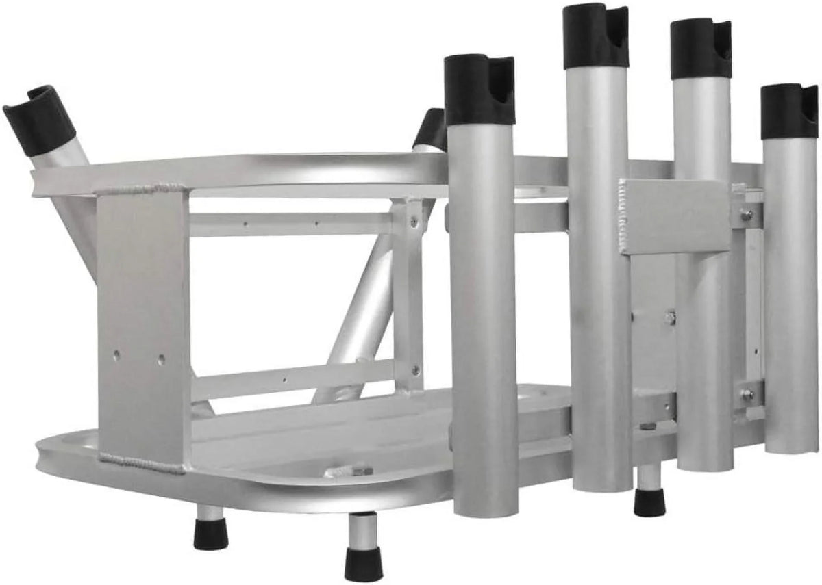 Aluminum Jet Ski  Fishing Rod Rack And Cooler Combo - Compatible With Rotopax Fuel Can Mounts