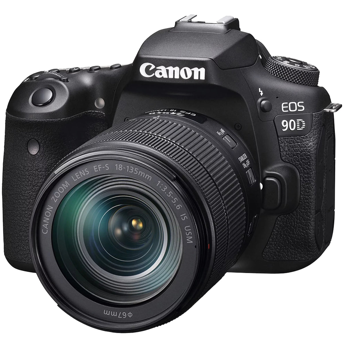 Canon  90D  Camera with 18-135mm   Lens + SanDisk 128GB Memory Card + ZeeTech Accessory Bundle