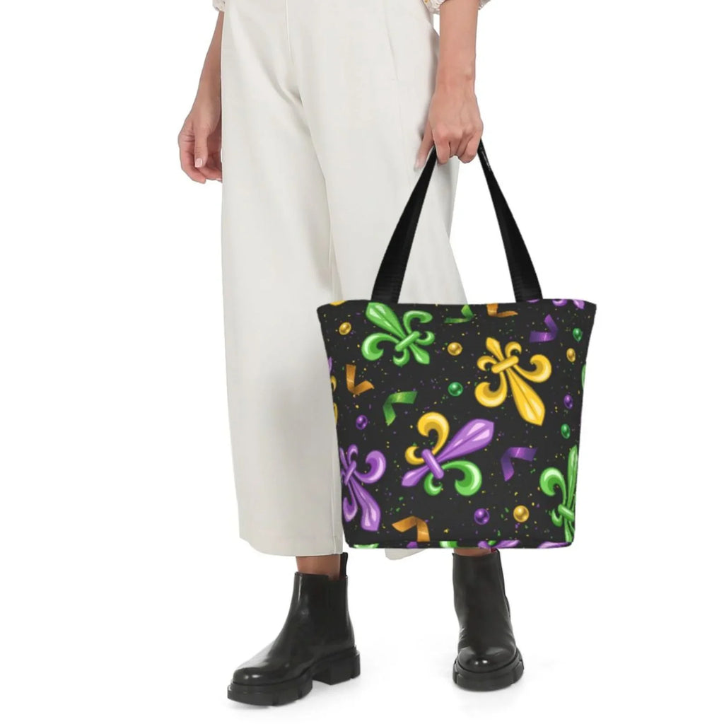 Lukts Mardi Gras Carnival4 Tote Bag,Shoulder Bag Women'S Hobos Handbags Large Capacity Shopping Bag