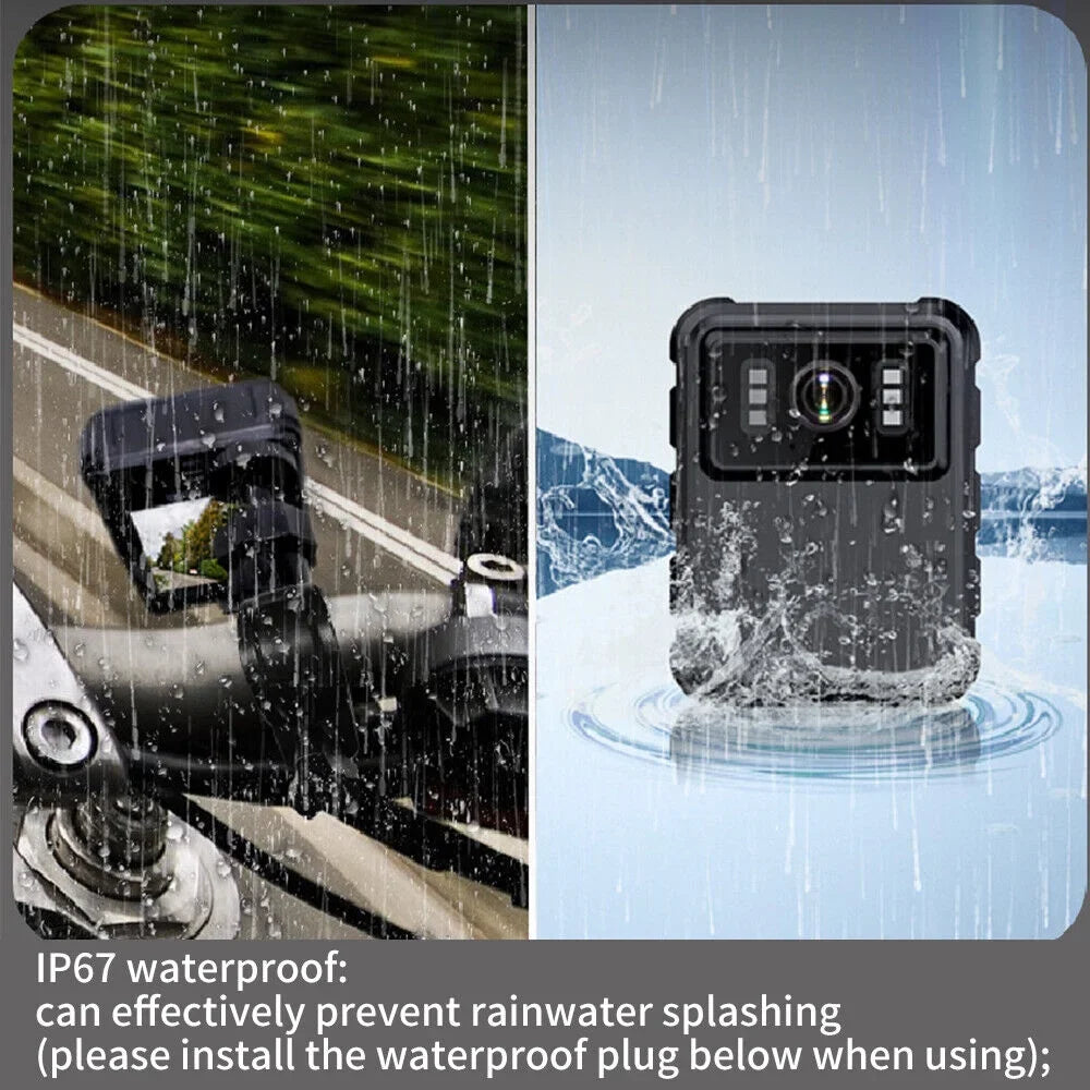 JahyShow Night Vision Body Camera - Mini Camcorder with 1080P Audio Video  and WiFi Connectivity