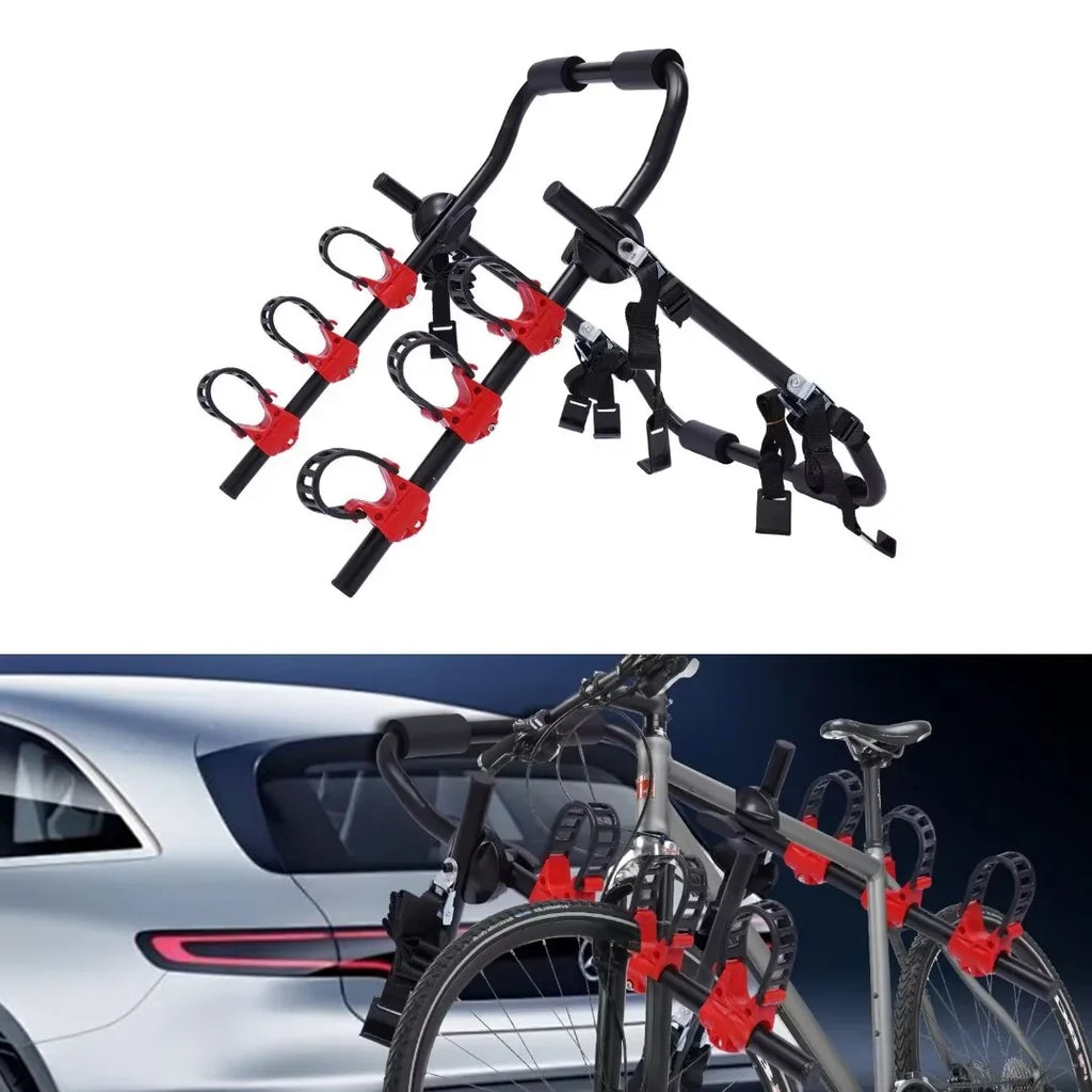 Portable 3-Bike Bicycle Rack Foldable Bike Rack Hitch Mount Carrier Car  Truck