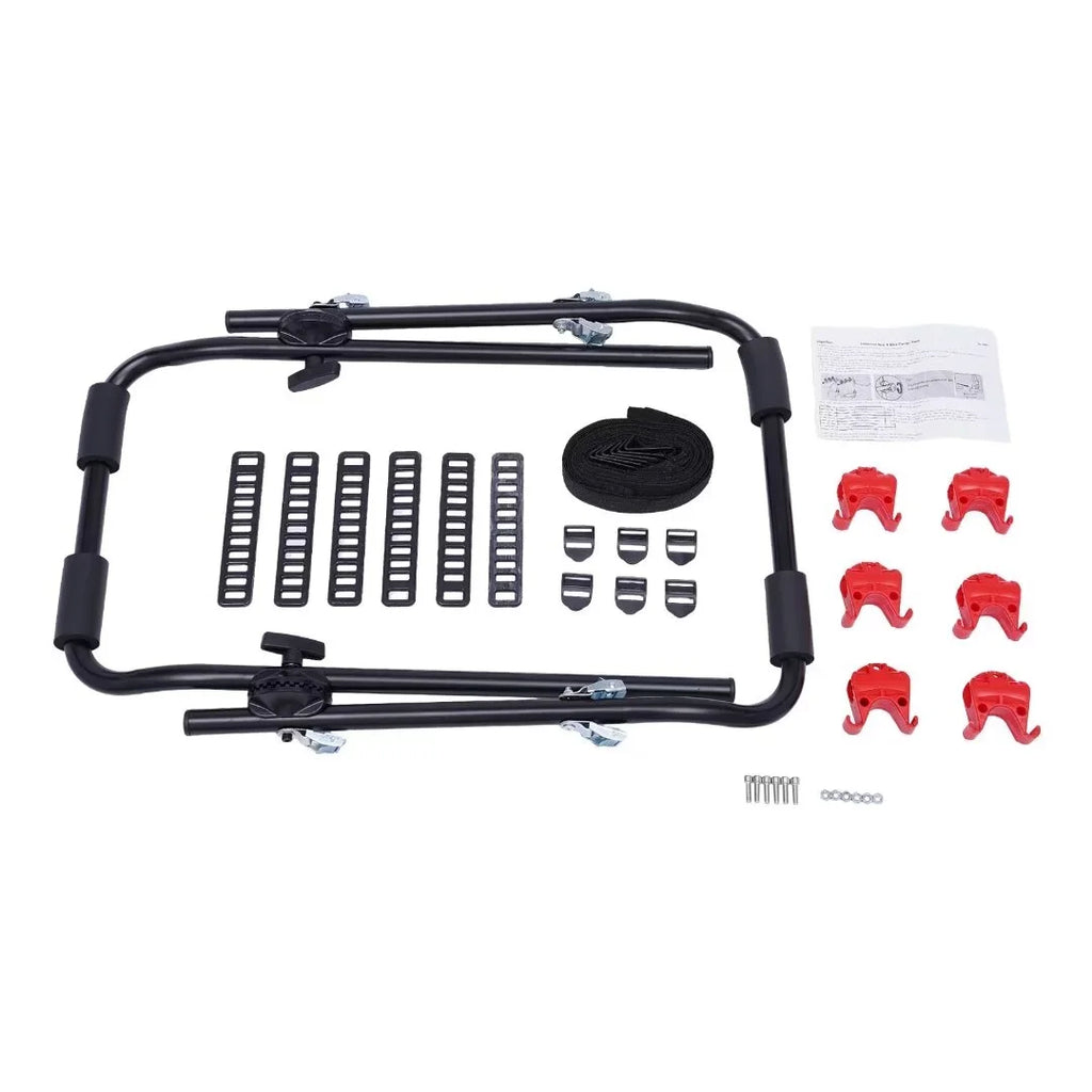 Portable 3-Bike Bicycle Rack Foldable Bike Rack Hitch Mount Carrier Car  Truck