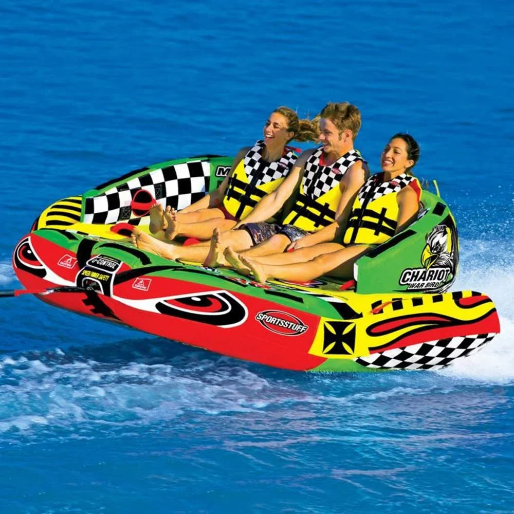 Airhead  53-1790 Chariot Warbird 3 Triple Rider Boat Towable Tube