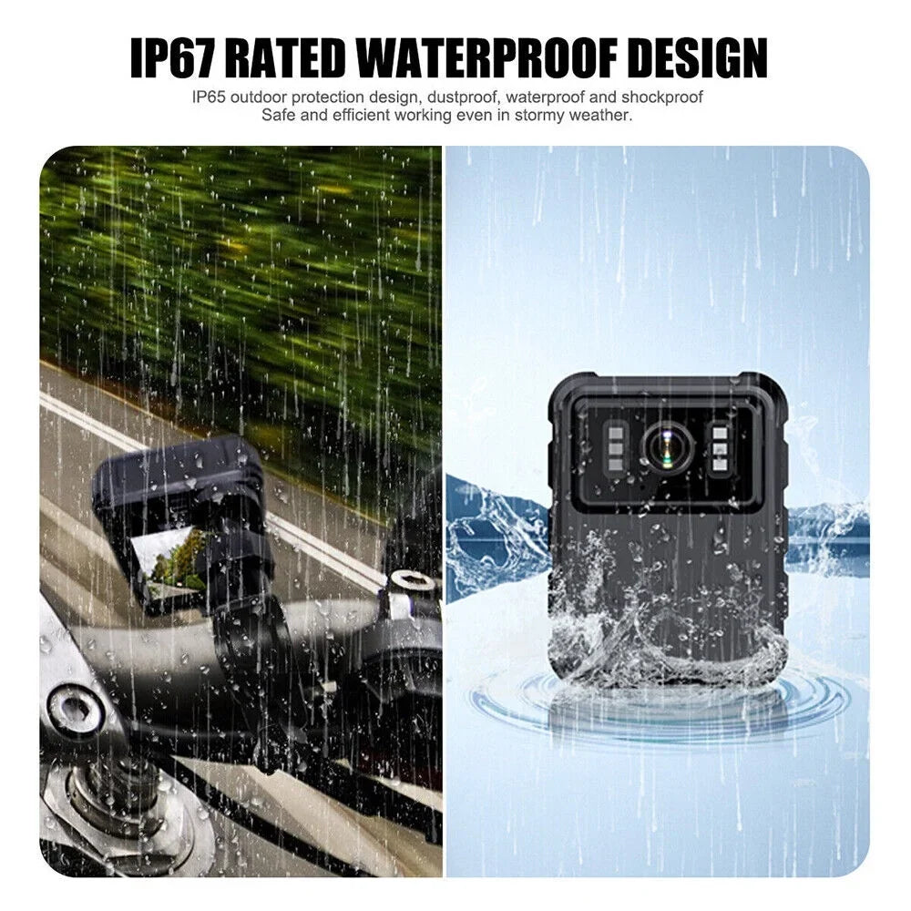 JahyShow Night Vision Body Camera - Mini Camcorder with 1080P Audio Video  and WiFi Connectivity