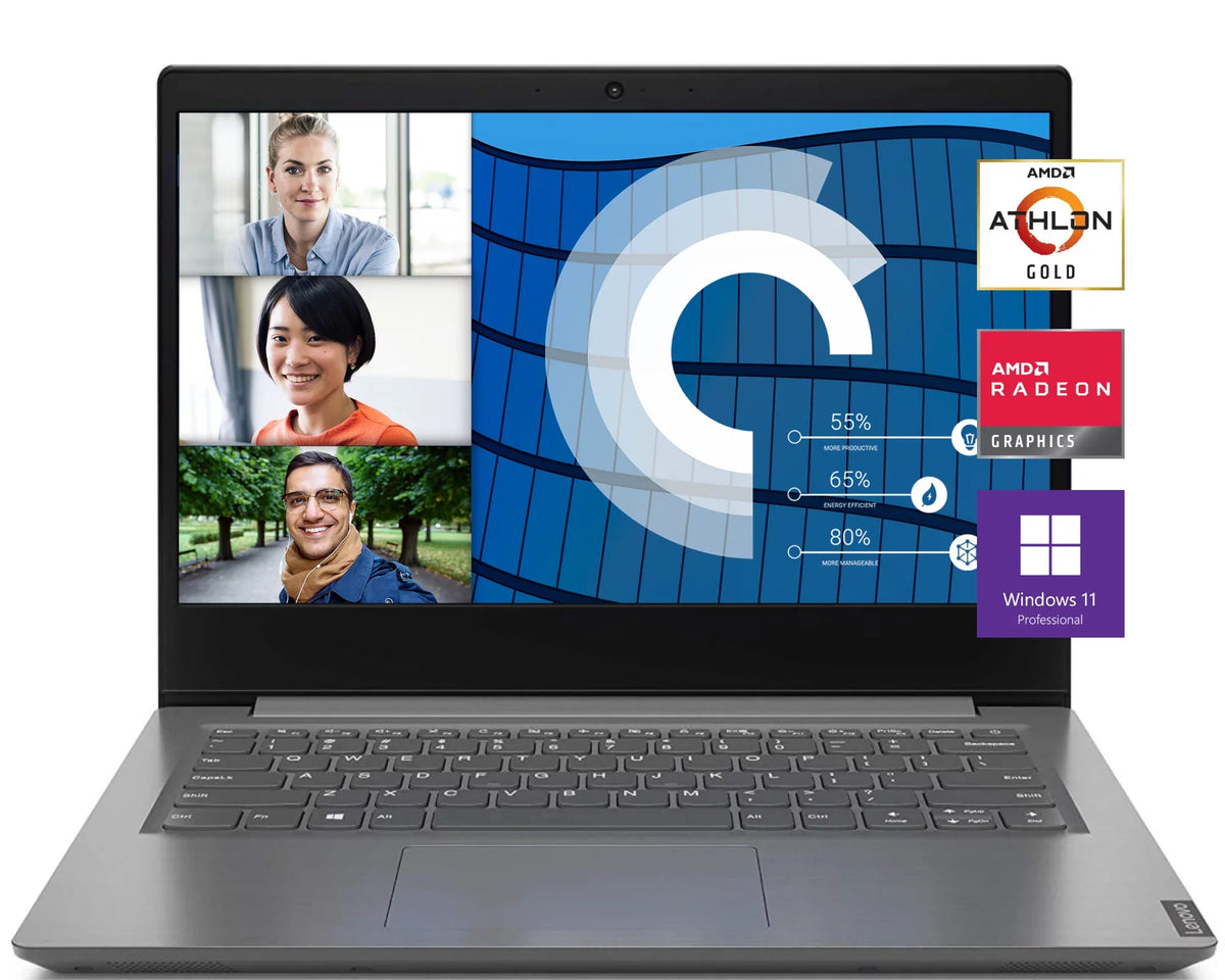 Newest Lenovo V14  Business Laptop, 14'' Full  Screen,  Athlon Gold 3150U, 12GB , 256GB PCIe , Wi-Fi, , Windows 11 Pro