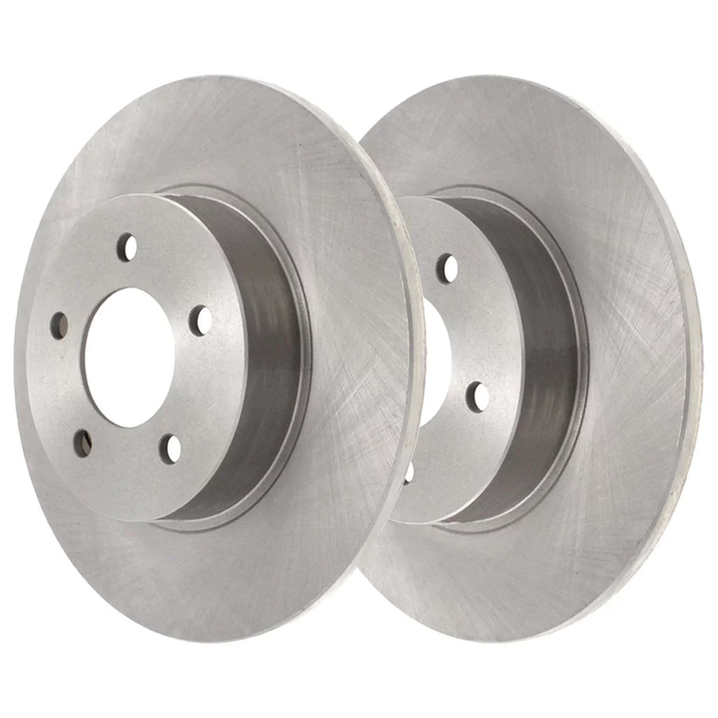 AutoShack Rear Driver and Passenger Side Brake Rotors and Ceramic Pads Kit Replacement for 2012-2016 Dodge Grand Caravan 2013 Journey 2012-2016 Chrysler Town & Country 2015 Ram C/V 2013-2014  Routan