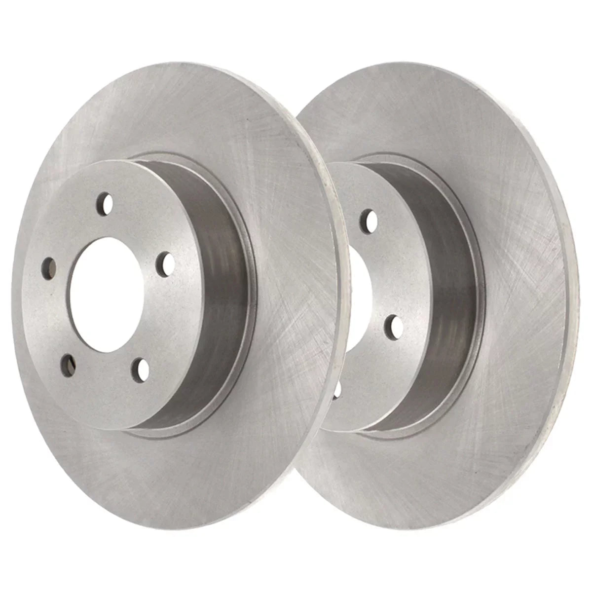 AutoShack Rear Driver and Passenger Side Brake Rotors and Ceramic Pads Kit Replacement for 2012-2016 Dodge Grand Caravan 2013 Journey 2012-2016 Chrysler Town & Country 2015 Ram C/V 2013-2014  Routan