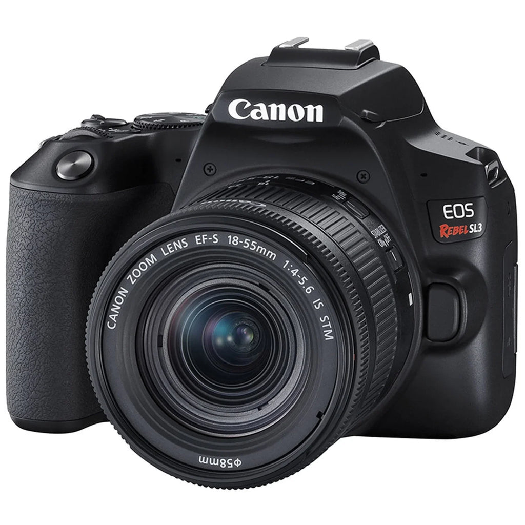 Canon  Rebel SL3  Camera With 15-55mm Lens + 75-300mm Lens + Filters + Tripod + Spare travel Charger +  Software + More (27 pc Bundle)