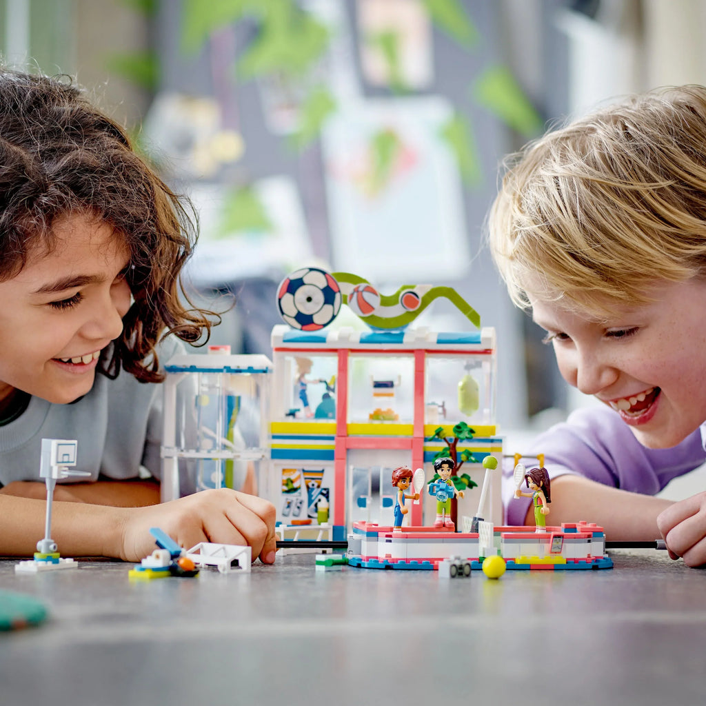 Friends Sports Center 41744 Building Toy Set for Boys and Girls Ages 8 and up, Includes Football, Basketball and Tennis Games, A Fun Gift for Kids Who Love Sports and Pretend Play