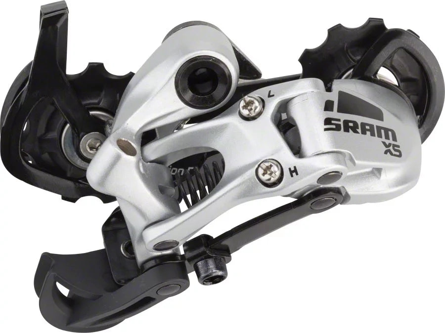 X5 9 Speed Medium Cage Rear Derailleur Silver