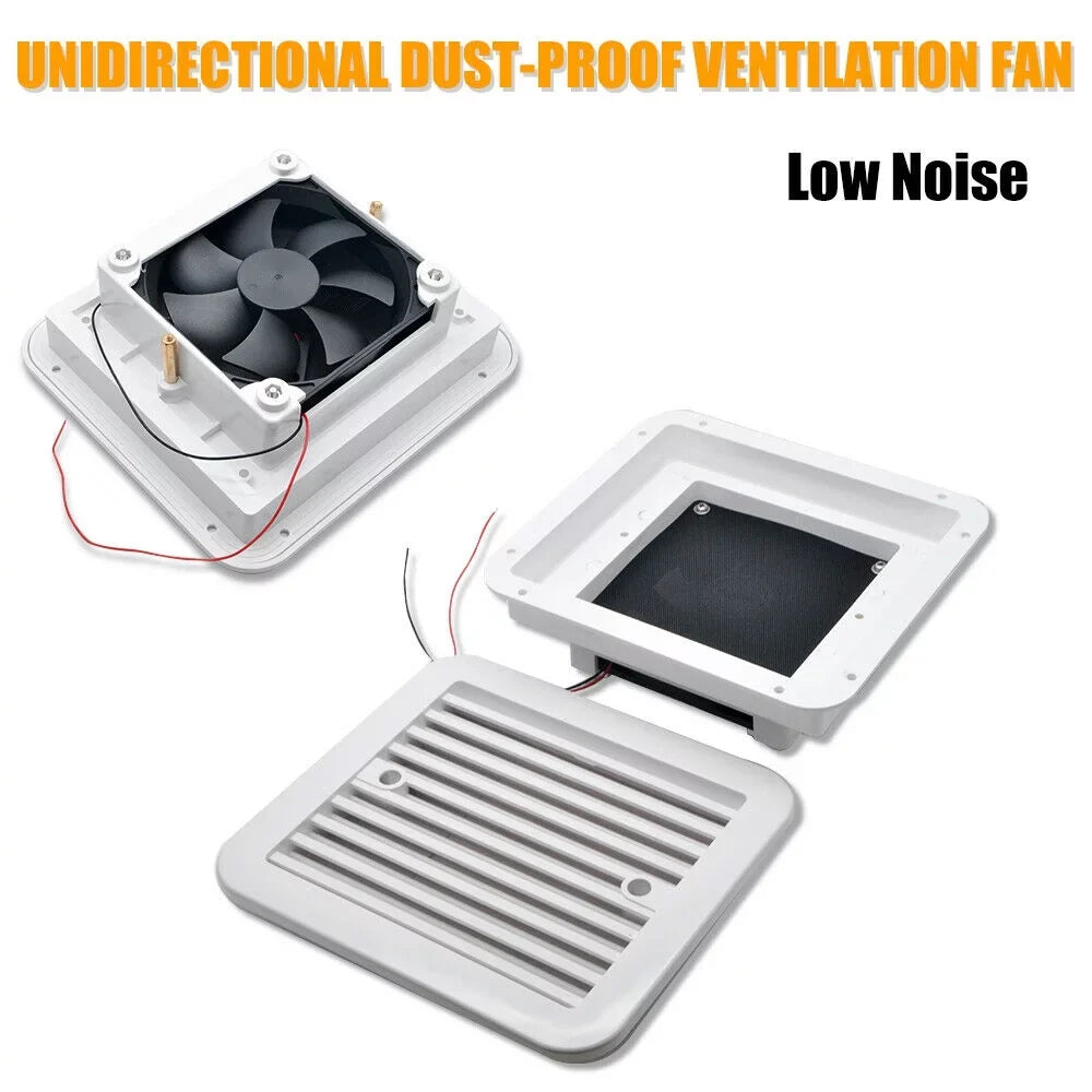 Caravan Roof Vent Cover, Opens For Easy Cleaning, Aerodynamic Design, Easily Mounts to  With Included Hardware - (White)