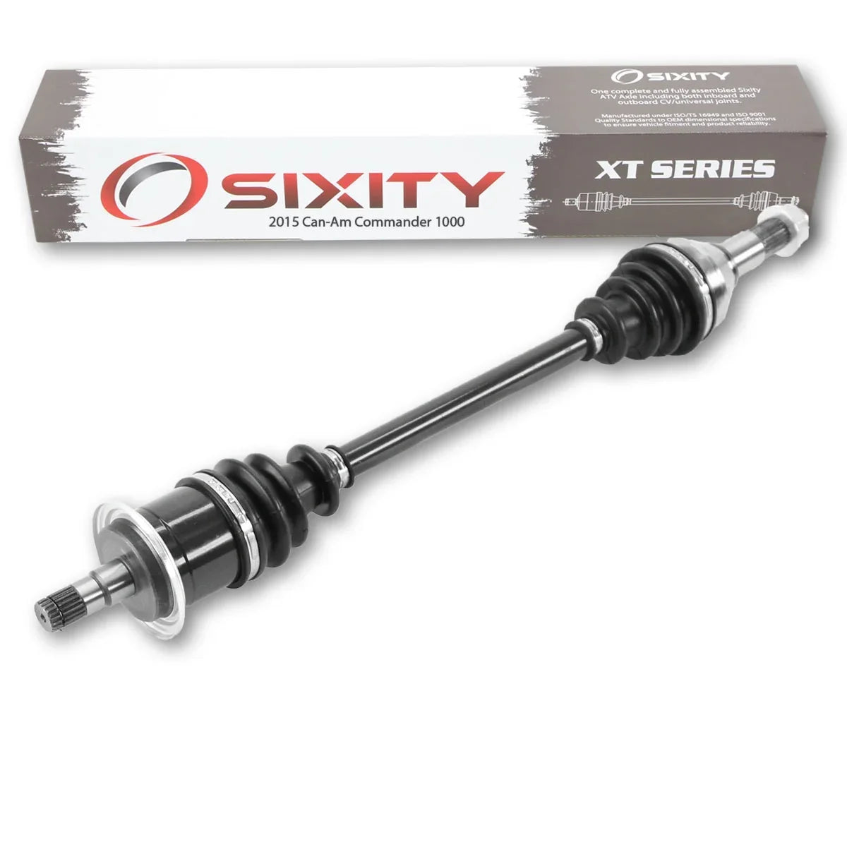 Sixity  Front Left Axle compatible with Can-Am Commander 1000 2015 -  4X4