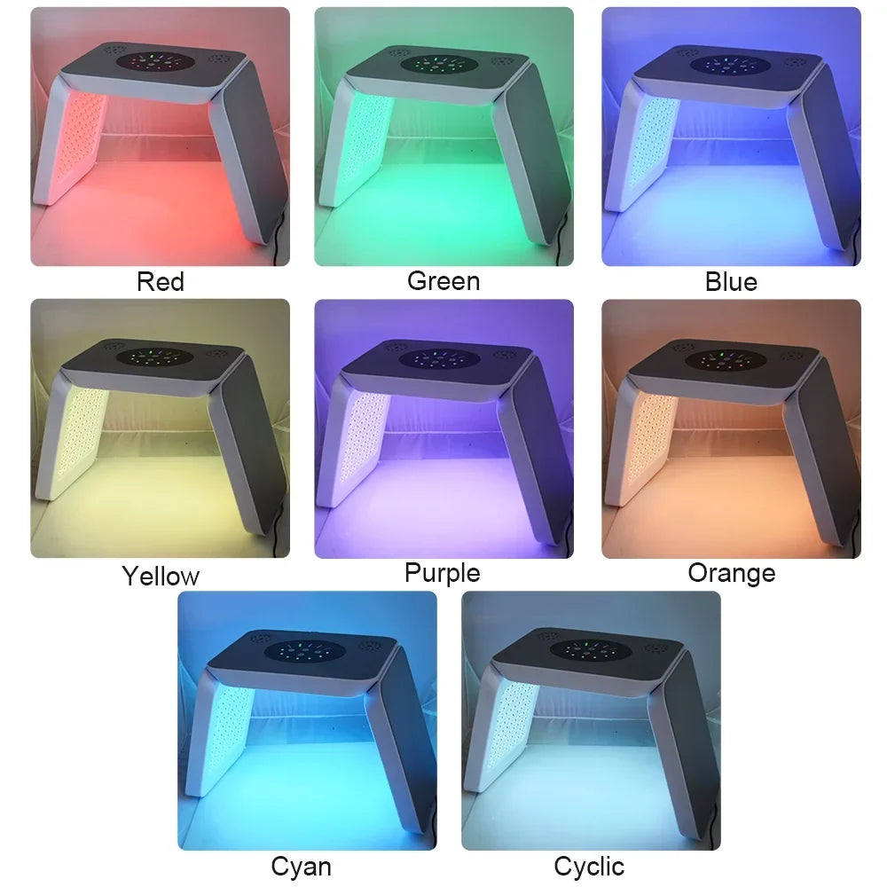 Photon   Light Facial Mask Machine 7 Colors Skin Rejuvenation Light Acne Treatment Therapy