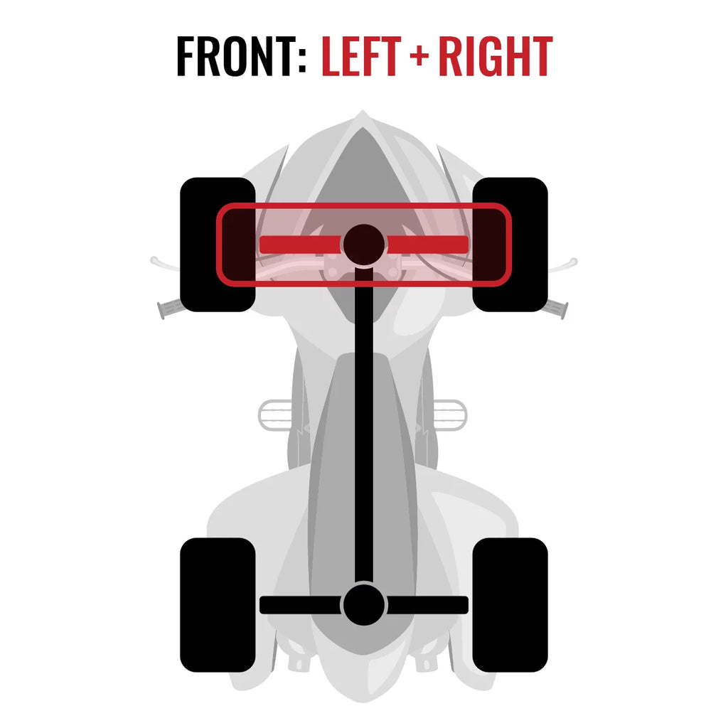 2 pc Sixity  Front Left Right Axle compatible with Can-Am Commander 800 2015 -    4X4