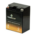 Chrome Battery YTX14AH- (14AH- 12 Volt,12 Ah, 210 ) Atv Battery for Kawasaki 360cc Kvf360 Prairie 2009