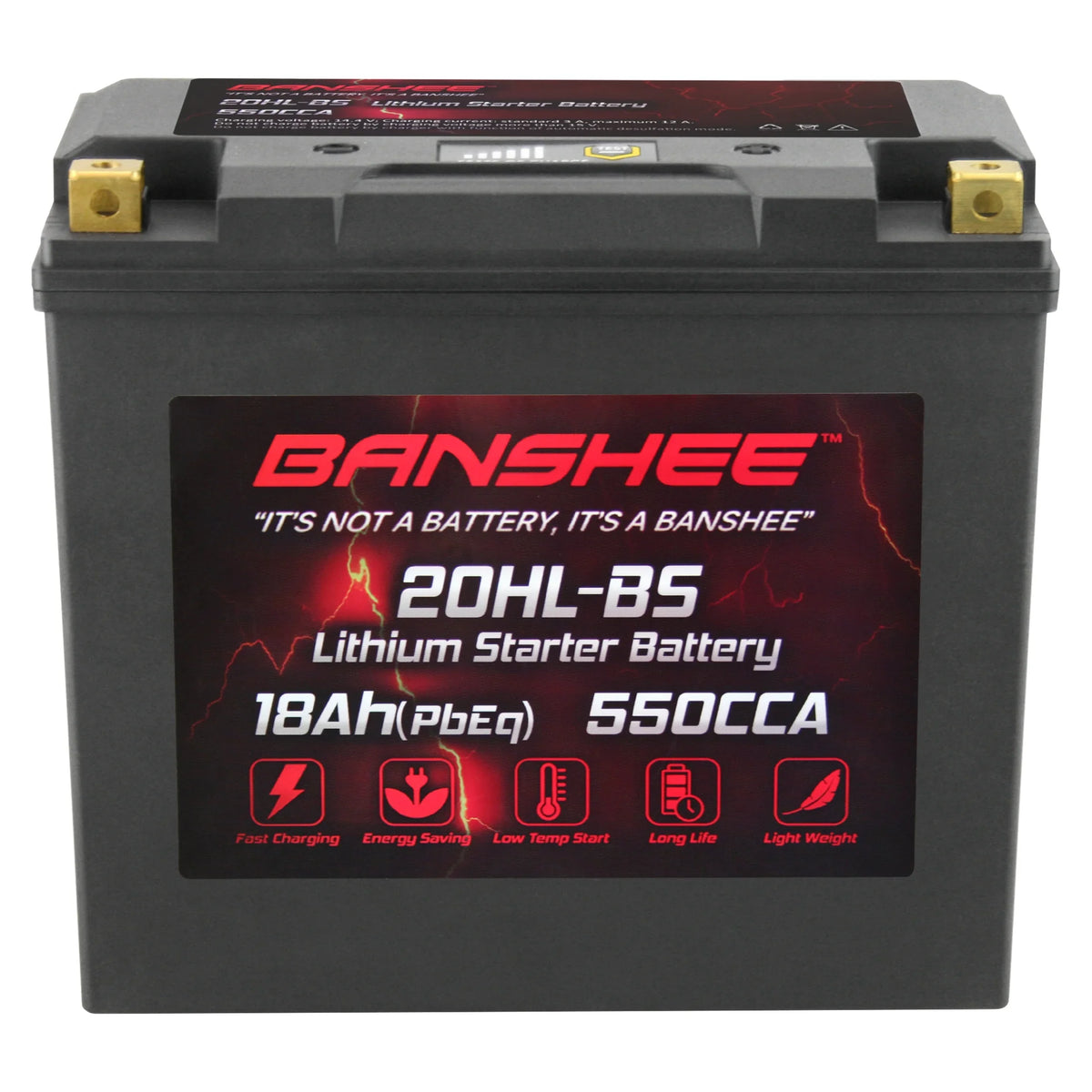 Banshee 20L- LiFePO4 Motorsports Battery Compatible with Yamaha XA800A WaveRunner XLT800 2002 to 2004