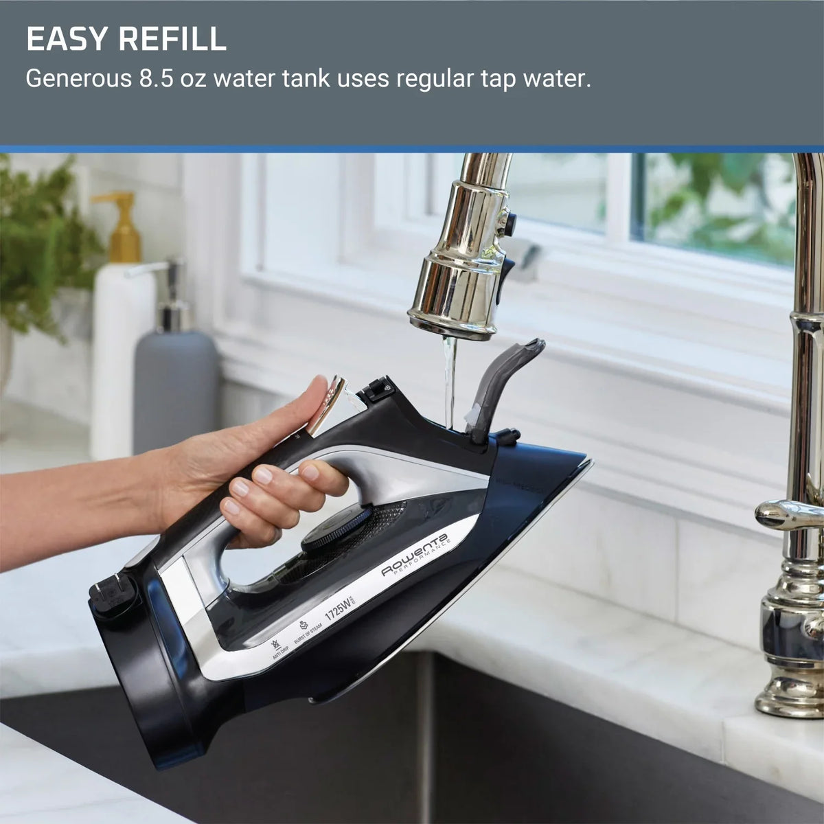 Rowenta Accessteam Cordreel Iron, Black